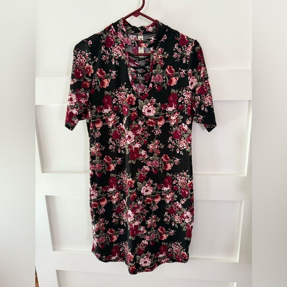 New B&B Boutique soft black floral dress Medium - Picture 13 of 16